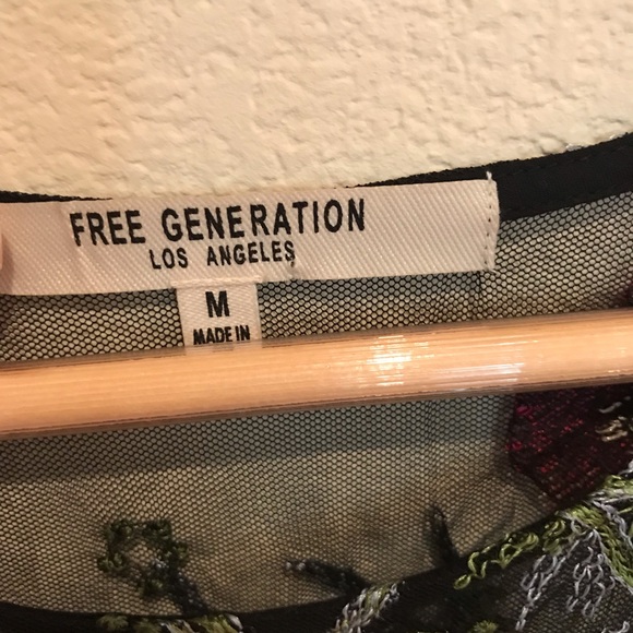 Floral Sheer Free Generation Embroidered Dress - Picture 8 of 8